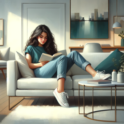 Kitap okuyarak veya hobilerimle meşgul olmayı severim.