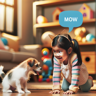 Evcil hayvanımla oyun oynamayı ve onunla etkileşimde bulunmayı severim.